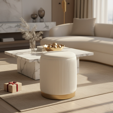 Lyanna Ottoman Stool with Storage