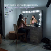 Diana Makeup Lighted Vanity Desk