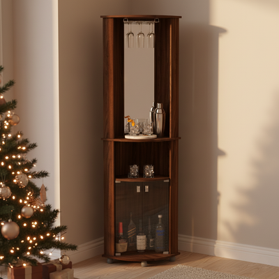 Boahaus Glasgow Corner Bar Cabinet