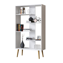 Boahaus Lund Modern Bookcase with Open Shelves | Stylish Design