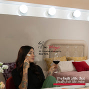 Kiana Lighted Makeup Vanity Desk