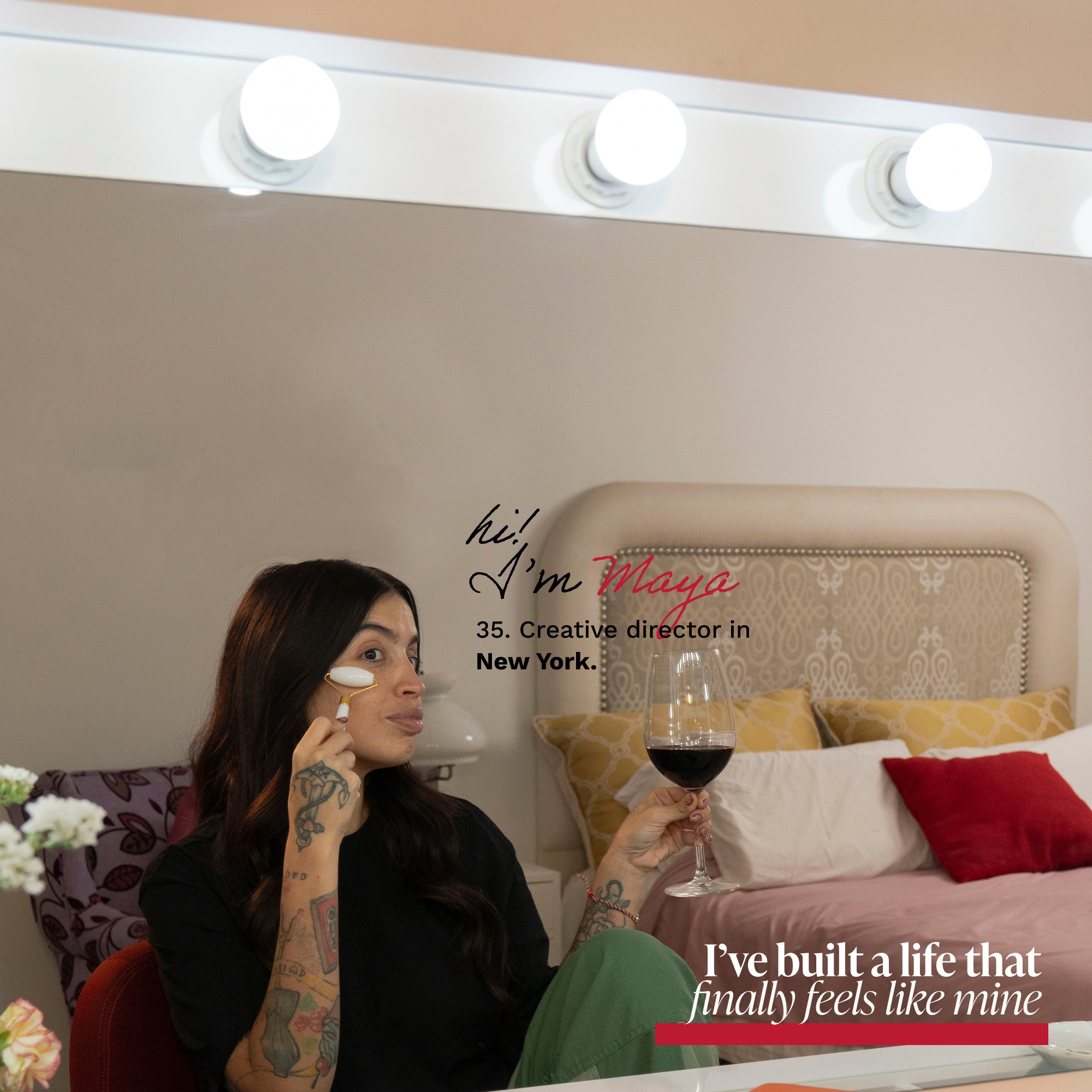 Kiana Lighted Makeup Vanity Desk