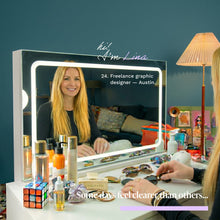 Boahaus Mila Vanity Desk with LED Mirror