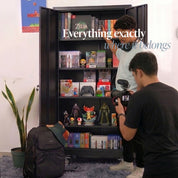 Boahaus Axel Metal Storage Cabinet on Wheels
