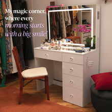 Cleo Premium Lighted Makeup Vanity Desk