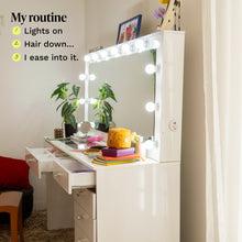 Boahaus Verona Lighted Makeup Vanity