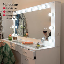 Kiana Lighted Makeup Vanity Desk