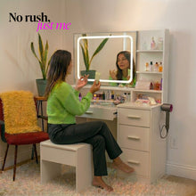 Nina Vanity Desk with LED Mirror