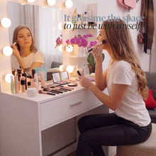 Eli Vanity Desk with Hollywood LED Lights