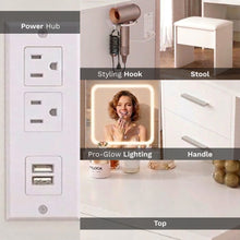 Nina Vanity Desk with LED Mirror