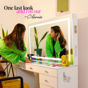 Boahaus Aria Premium Makeup Vanity with Speakers