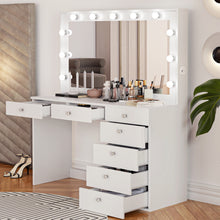 Diana Makeup Vanity Desk with Built-in Lights, Storage & USB Ports