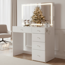 Emilia Premium Lighted Makeup Vanity Desk