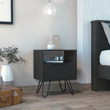 Boahaus Huelva Nightstand with Ergonomic Design and Storage | Premium Style