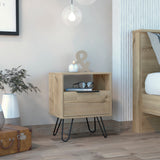 Boahaus Huelva Nightstand with Ergonomic Design and Storage | Premium Style
