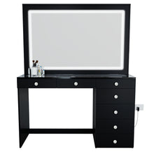 Boahaus Theia Modern Lighted Vanity Desk