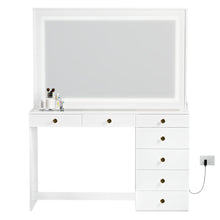 Boahaus Theia Modern Lighted Vanity Desk