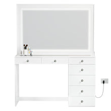 Boahaus Theia Modern Lighted Vanity Desk