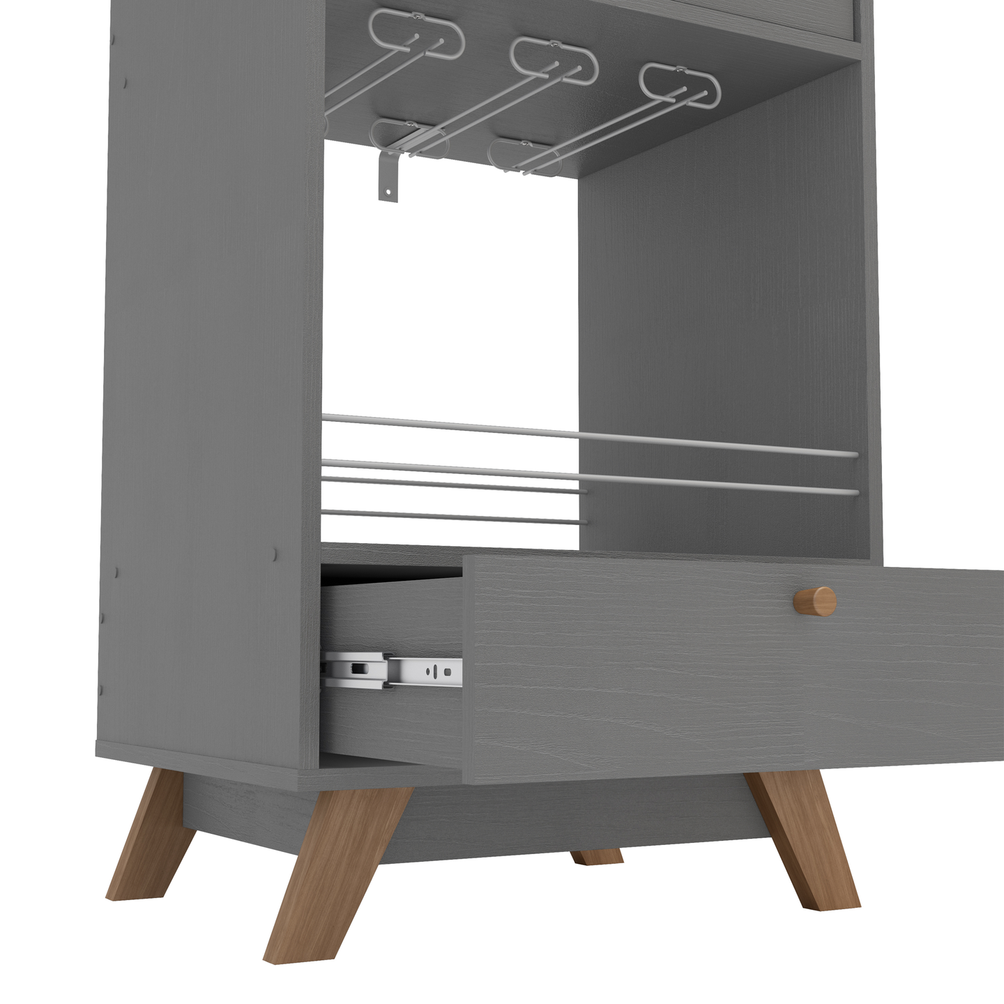 Boahaus modern mini bar 2 door sale