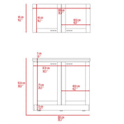 Boahaus Montauban Cabinet Set