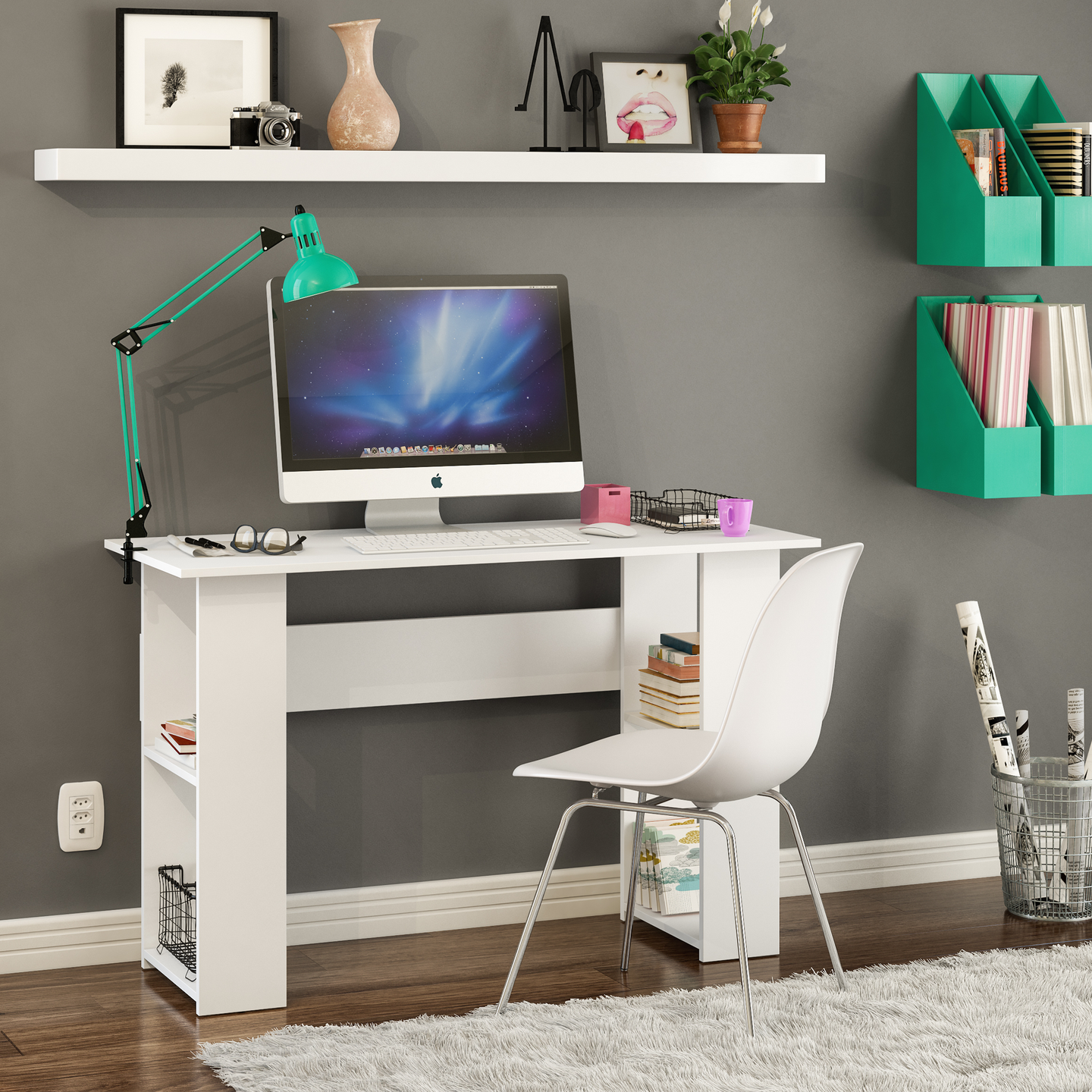Boahaus bangkok discount desk with hutch