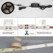 Boahaus Dimmable LED Strip Lights (16.4 Feet) | Adjustable Brightness for Vanity & Home Decor
